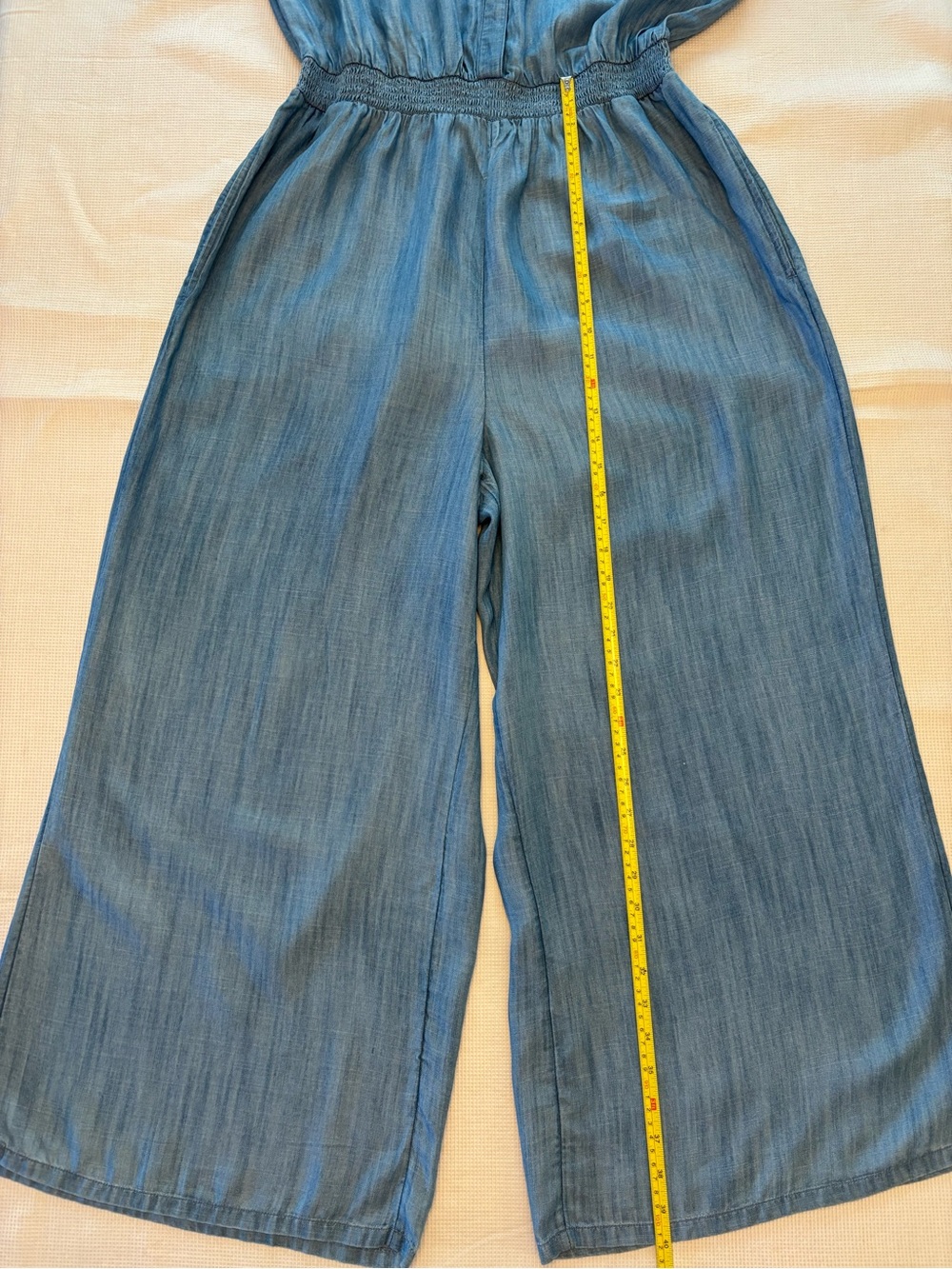 Lands' End Soft Indigo Sleeveless Jumpsuit - Picture 11 of 14
